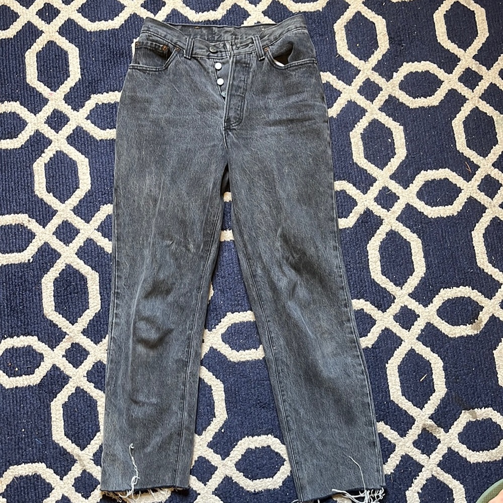 Levi’s black jeans (wide fit)